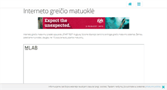 Desktop Screenshot of greiciomatuokle.lt